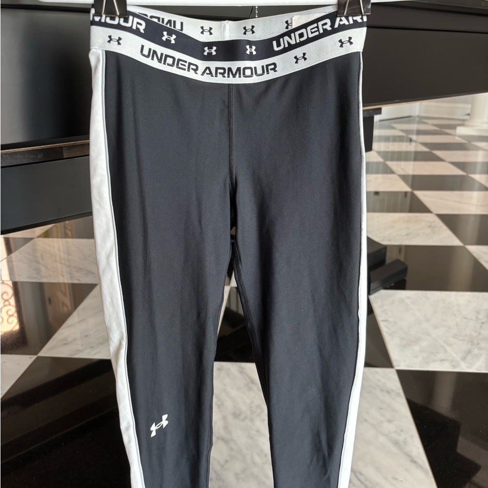 Under Armour Kids Black and White Leggings